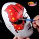 White Paper Fibre Face Mask (Pack of10) - Eco-Friendly Cane Fibre Ideal for Painting with Crayons, Felt pens ,Halloween Parties & DIY Activities