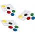  18-Color Medium Watercolour Blocks Set (Pack of 3) - 44mm x 16mm Thick, Ideal for School Craft Projects, Art Activities, and DIY Creations 