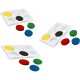  18-Color Medium Watercolour Blocks Set (Pack of 3) - 44mm x 16mm Thick, Ideal for School Craft Projects, Art Activities, and DIY Creations 