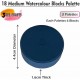  18-Color Medium Watercolour Blocks Set (Pack of 3) - 44mm x 16mm Thick, Ideal for School Craft Projects, Art Activities, and DIY Creations 