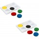 18-Color Medium Watercolour Blocks Set (Pack of2) - 44mm x 16mm Thick, Ideal for School Craft Projects, Art Activities, and DIY Creations