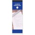 Set of 6 Slimline Shopping Pads ( Pack of 1) – 75mm x 210mm, Feint Ruled White Paper for Notes & To-Do Lists