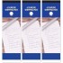 Set of 6 Slimline Shopping Pads ( Pack of 3) – 75mm x 210mm, Feint Ruled White Paper for Notes & To-Do Lists