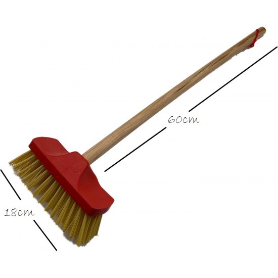 Long Handled Brush - Designed for young gardeners lightweight and long handle for easy and safe use by children.