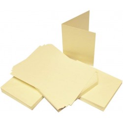 Ivory Blank Cards and Envelopes (Pack of 10) -  A6 Hammered, Perfect for Card Making, Invitations, and DIY Craft Projects