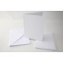 A6 A5 Square Hammered Folding Cards And Envelopes - (135mm White Hammered), Ideal for Card Making, Invitations & DIY Crafts