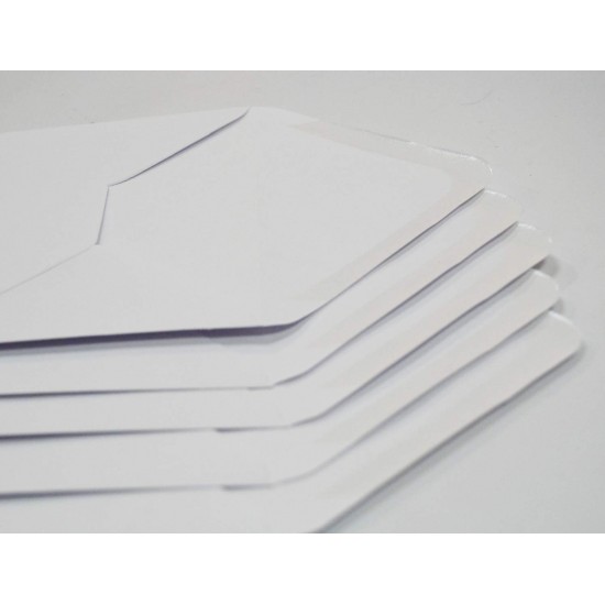 Card and Envelope (Pack of 25) - 7 x 7 inch, 1064, White , Ideal for special occasion invitations ,craft projects,
