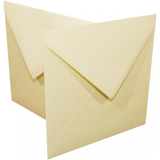 Card and Envelope (Pack of 500) - 7 x 7 inch, 1073A, Ivory, Ideal for special occasion invitations ,craft projects,