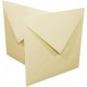 Card and Envelope (Pack of 500) - 7 x 7 inch, 1073A, Ivory, Ideal for special occasion invitations ,craft projects,