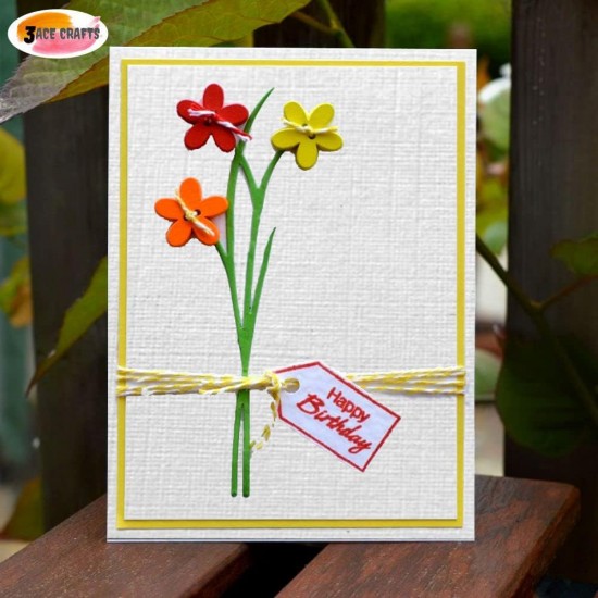 A3 Ivory Card (Pack of 20)- Linen, 300gsm, Thick Paper for Arts & Crafts, School Projects, Professional Printing, Wedding Invitations