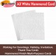 A3 White Card (Pack of 20)- Hammered, 300gsm, Thick Paper for Arts & Crafts, School Projects, Professional Printing, Wedding Invitations