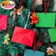 Christmas Cards & Envelopes (Pack of 10) – C6, Red & Green for Holiday, Invitations, Thank You & Crafts