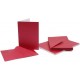  C6 Centura Pearl Card and Envelope (Pack of 20) - Berry Red, 2096, Ideal for festive greetings, thank-you notes, special occasion stationery. 