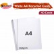 A4 White Card 250gsm - (Pack of 40) , Thick Paper for Arts & Crafts, School Projects, Professional Printing, Wedding Invitations